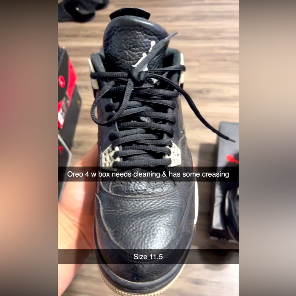 Jordan Retro 4 Oreo